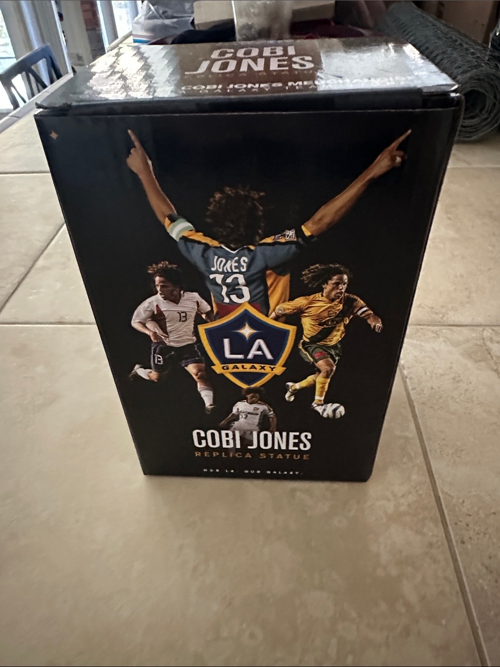 Galaxy By Harvic Cobi Jones Replica Statue - Black and Gold Box